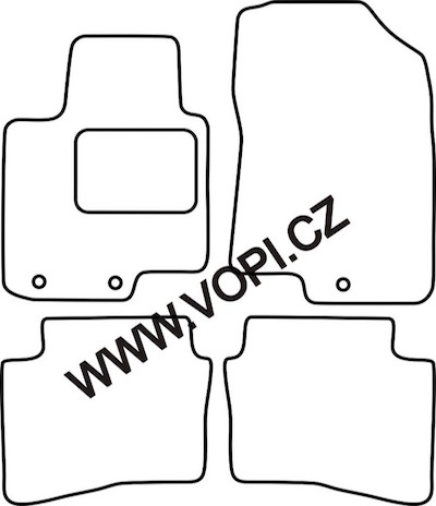 Autokoberce Hyundai i20 12/2014 - Colorfit Fun (1860)